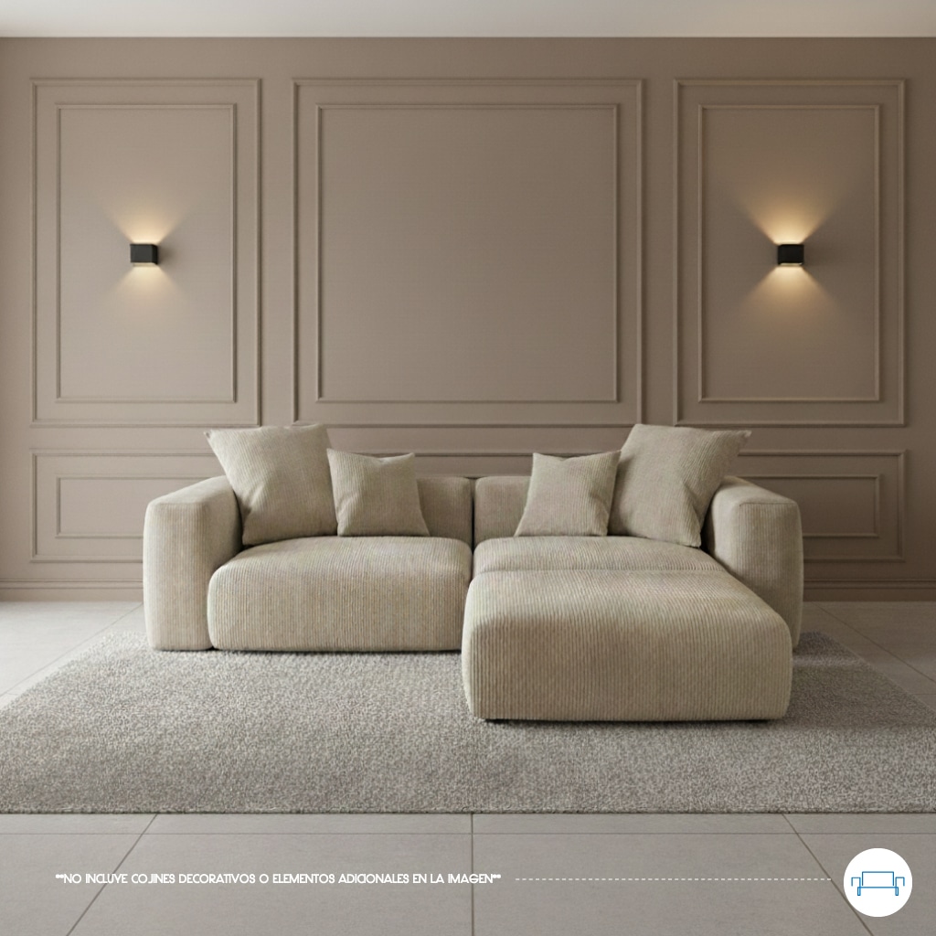 Esquinero | Sofá en L - La Muebleria Virtual